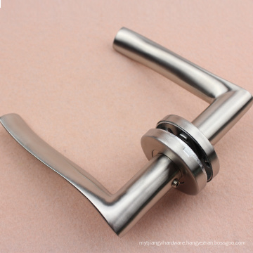 Slience type door lever handle with best quality for wooden door with great aftersell service